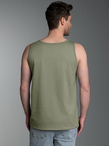 Camiseta sin mangas Trigema 636401 de algodón para hombre en color liso para verano 4