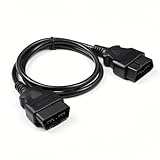 OBD2 16 pin 16 core Male Head to OBD2 Male Head Extension Cable 1 Meter