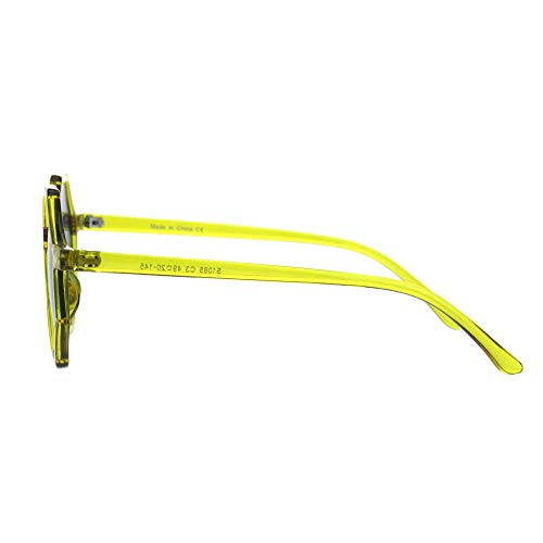 Image of SA106 Pimp Octagon Squared Hippie Plastic Sunglasses