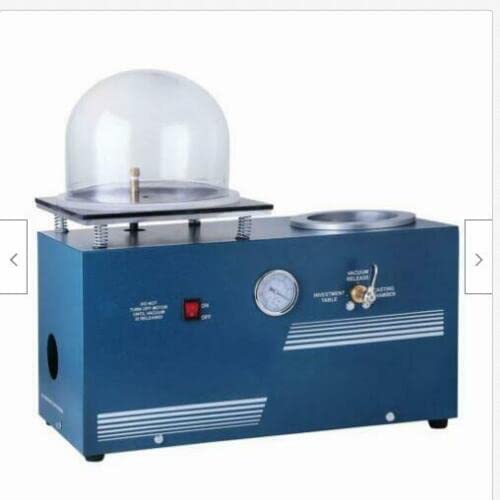Jewelry Lost Wax Cast Combination Vacuum Investing Casting Investment Machine