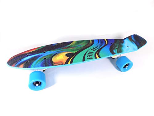 Rekon Penny Plastic Skateboard,Oil Painting Graphic 22.5 * 6
