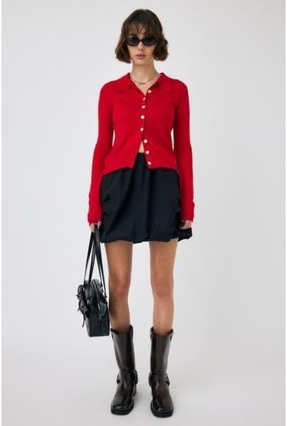 [マウジー] RANDOM BUTTON カーディガン