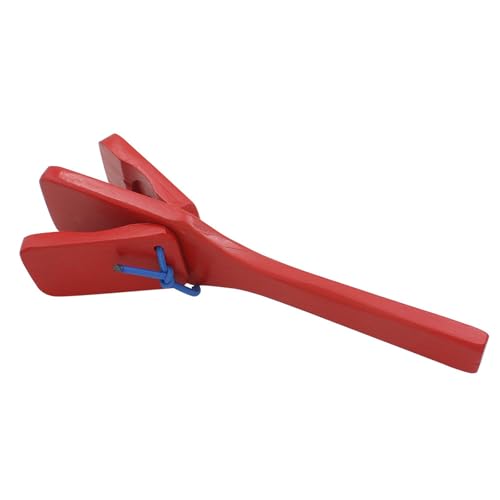 Wood Kids Clapper Orff - Castañuelas de percusión para exploración musical y desarrollo infantil, instrumento de ritmo Orff Clapper