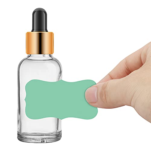 Wisdompro Fancy Shape Colored Label Stickers, Self Adhesive Gift Tag Stickers Blank Writable Labels For Essential Oil Bottles, Jars And Food Containers (256 Pcs, Small) #TOP1