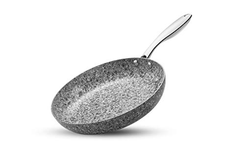 MICHELANGELO Ultra Nonstick Steak Pan for Grill stone frying pan 10 inch