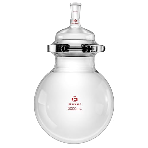 REACWARE Glass One Necks Reactor Flask (5000mL)