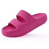shevalues Cloud Slides for Women with Arch Support Pillow Soft Slip on Sandals Lightweight Summer Sl