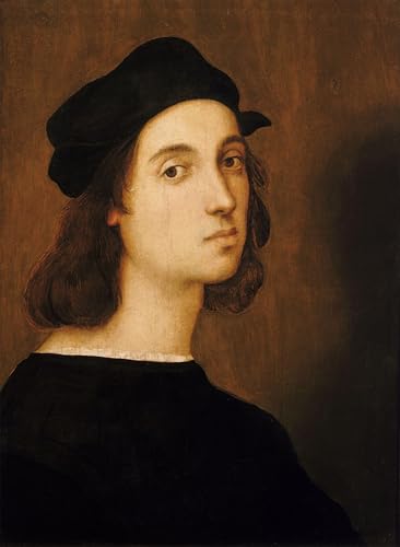 Autoportrait de Raphaël Peinture Toile Haut de Gamme Décoration Murale 60x90