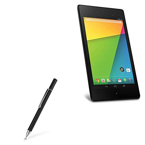 BoxWave Stylus Pen Compatible with ASUS Google Nexus 7 - FineTouch Capacitive Stylus, Super Precise Stylus Pen for ASUS Google Nexus 7, ASUS Nexus Google 7 - Jet Black