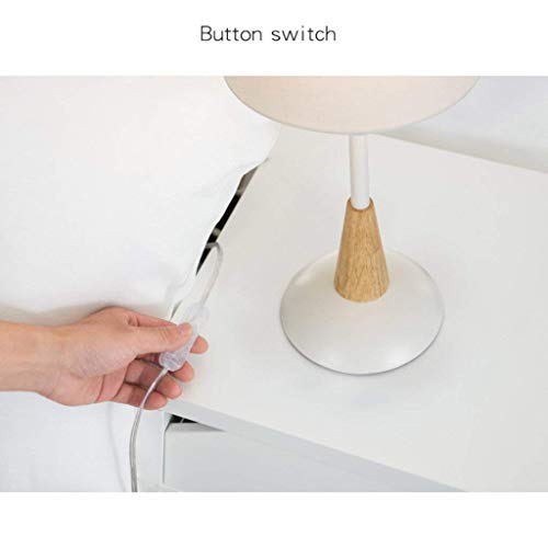 Lampe de table chic e27 beige et fer pour salon et chambre - 6