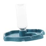 Happyyami Automatic Water Feeder for Bearded Dragon Reptile Turtle Tortoise Pet Sturdy Easy to Clean Leakproof Design