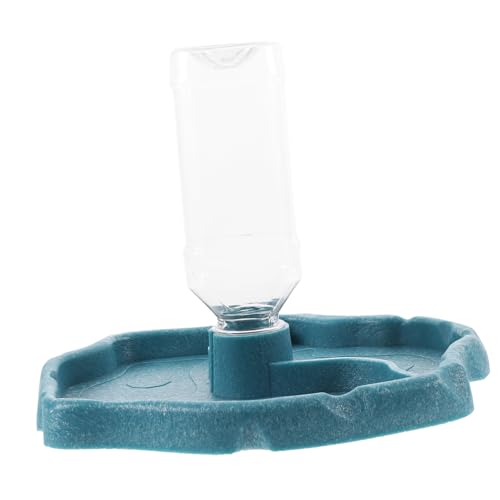 Happyyami Automatic Water Feeder for Bearded Dragon Reptile Turtle Tortoise Pet Sturdy Easy to Clean Leakproof Design