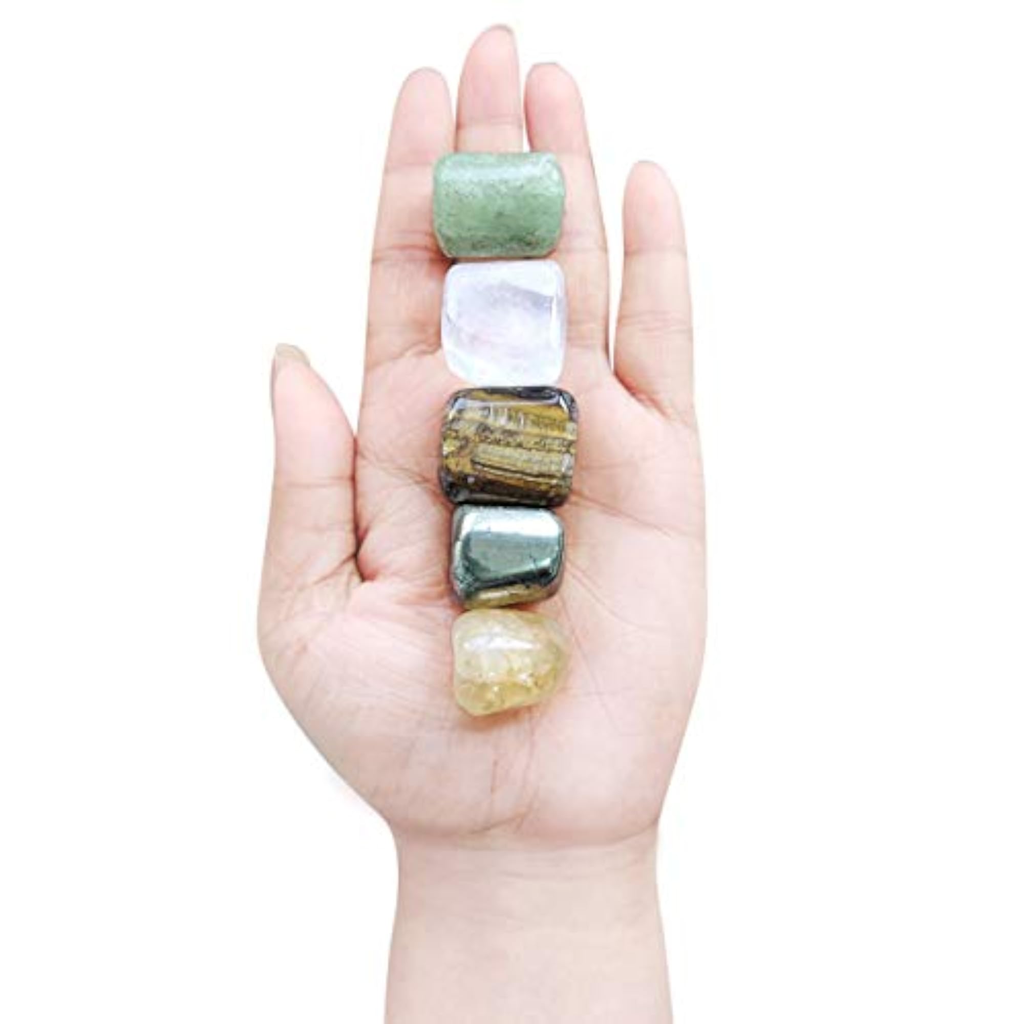 Natural Reiki Crystals for Meditation and Chakra, Pack of 5