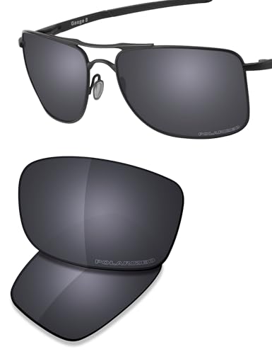 Image of SAUCER Premium Replacement Lenses & Rubber Kits for Oakley Gauge 8 L OO4124 | UV400 Protection, Anti-Scratch, Precise Fit