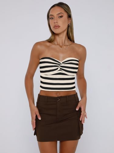 EFAN Womens Tube Tops Fall Fashion Summer Outfits 2025 Casual Beach Vacation Clothes Sweaters Strapless Sleeveless Tank Tops2