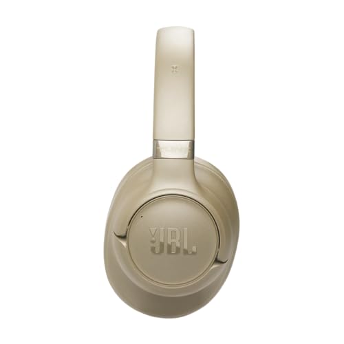 Image of JBL Tune 780 NC Wireless Supra-Ear Headphones, Up to 76 Hour Battery Life, Adaptive Noise Reduction, Smart Ambient, Google Fast Pair, Microsoft Swift Pair, Beige