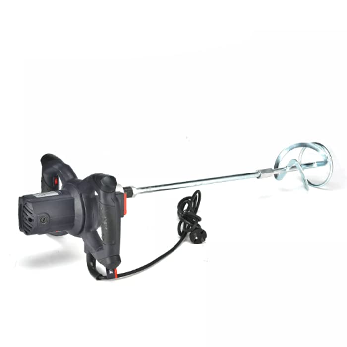 Hongu Trapano Miscelatore, Professionale, Elettrico 220-240V, 1300W Potenza, Attacco M14, IMPASTATORE, MESCOLATORE con Frusta per Colla E Malta