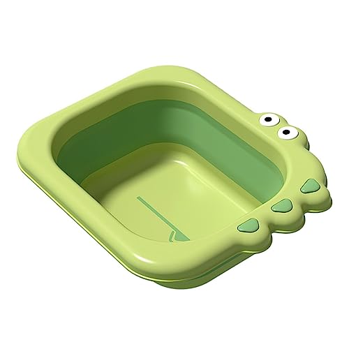 MOTHNUR 折りたたみ式ベビー洗面盆 加厚デザイン 新生児用かわいい洗面器