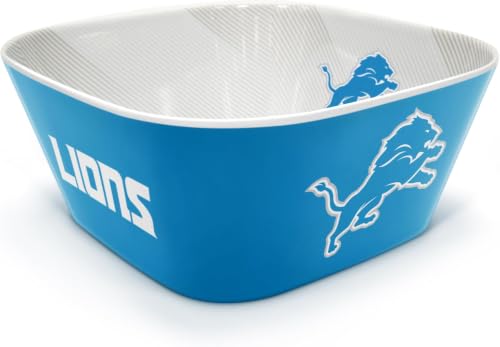 Image of YouTheFan NFL Detroit Lions Large Party Bowl (Pack of 6)