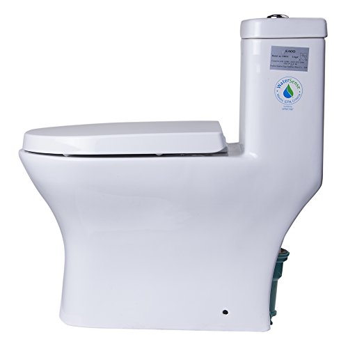 Eago Tb353 Dual Flush Eco-Friendly Ceramic Toilet, 1-Piece #TOP5