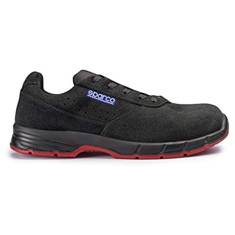 Sparco Zapatos Nero con Suola Antiscivolo, Puntale Composito, Chiusura con Lacci Cover