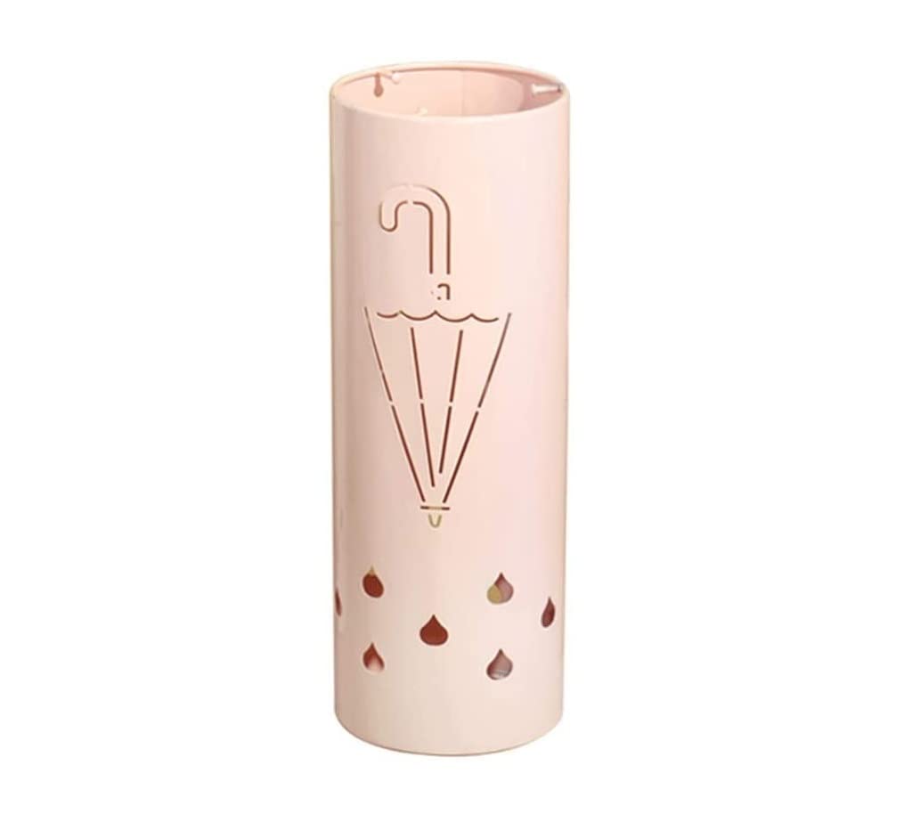 HYLYGFH Metal Umbrella Holder Stand with Round Bucket for Moisture Storage and nization Umbrella Receiving Rack