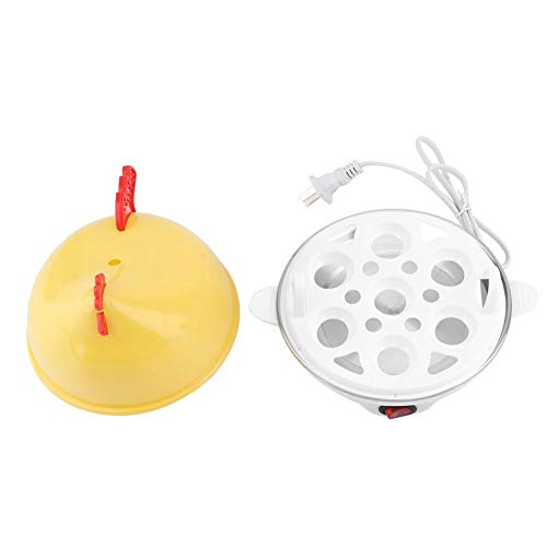 Eierkocher Poacher, Elektrischer Eierkocher Egg Cooker,Kunststoff Multifunktionale elektrische Küken-Muster Eierkocher… – Bild 8