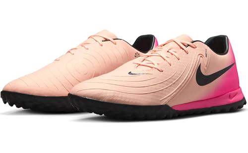 Nike Phantom GX 2 Academy TF Low-Top Soccer Shoes (FJ2577-800, Crimson Tint/Pink Blast/Black)2