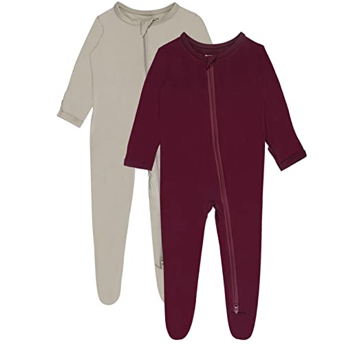 Image of GUISBY Pajamas for Baby Boys & Girls, Infant Onesie with Mitten Long Sleeve Footed Pjs