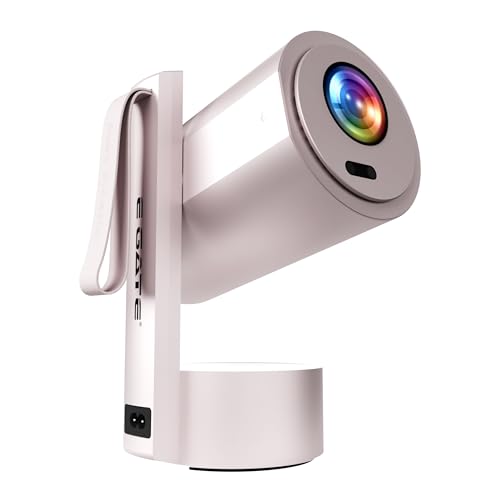 Image of E GATE Atom 4X | Android 13 Fully Automatic Projector | 1080p Native, 4K HDR-HLG | 400 ISO | Auto (Focus+Keystone) | Max Size 300 inch (762cm) | USB-HDMI (ARC+eARC+CEC) | 1GB-8GB, WiFi6 & BT EGate