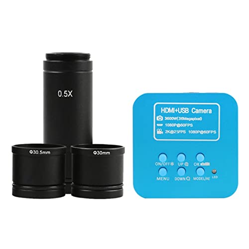 ラボ用顕微鏡アクセサリー 18mp 1080p 60fps電子接眼レンズビデオ顕微鏡カメラマウントサイズ23.2mm(36MP USB HDMI)