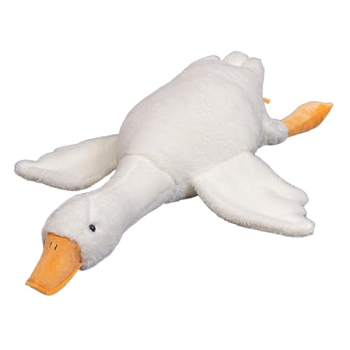 ガチョウ ぬいぐるみ 動物 抱き枕 かわいい 大きい 肌触り良い 寝かしつけ 癒し系 ねむねむ 気持ちい クッション バレンタイン クリスマス ふわふわ もちもち 背あて 子供の日 ホワイト 柔らか お誕生日 160cm プレゼント ギフト