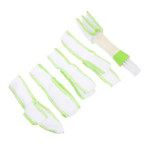 SOPOTUTU de y Ventilación de Aire para Automóviles Cepillo de Microfibra Multifuncional con Mangos Flexibles Juego de Fundas Reutilizables para Limpieza de Interiores y Reducidos