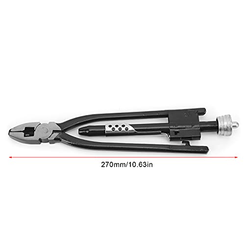 270Mm/10.63In Safety Wire Twist Pliers Steel Alloy Wire Twisting Tool Lock Wire Pliers With Spring Return And Heavy Duty Locking Jaws For Aircraft Machinery Vehicles #TOP1