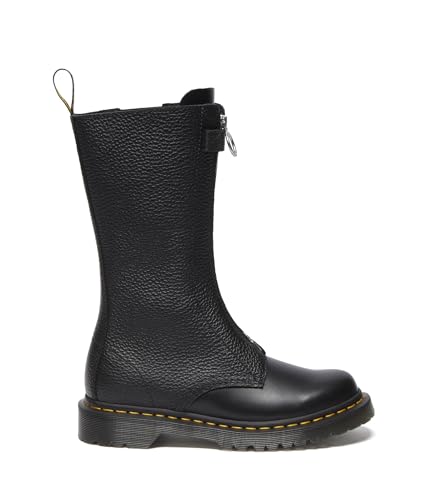 Dr. Martens Women's 1b99 Front Zip Leather Mid Calf Boots Combat3