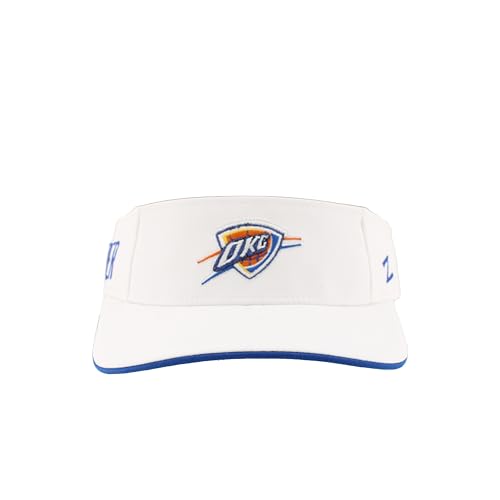 Image of ZHATS NBA Unisex-Adult NBA Officially Licensed Visor Impact White
