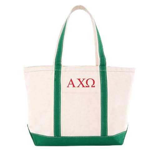 Bolsa Tote Clásica con Bordado Go Greek Chic miniatura 1