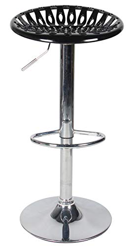 Duo Collection Barhocker Naranja I, ABS, Schwarz, 44 x 22.5 x 47 cm