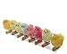 Decoris pulcini 5 cm x 8 pezzi in ciniglia con clip in legno, decorazione pasquale a forma di pulcino pasquale, per fai da te, colore giallo