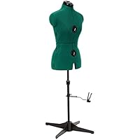 Dritz Sew You Adjustable Dress Form S/M, Sizes US 4–12, Female Sewing Mannequin with Pinnable Body Torso, 12 Dials for Accurate Fitting & 360 Hem Guide
