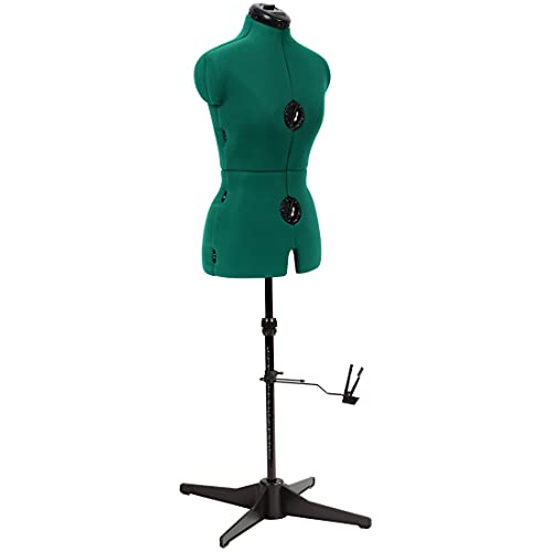 Dritz Sew You Adjustable Dress Form - Small/Medium Sizes US 4-12 - Female Clothing Mannequin for Sewing, Fitting, and Draping - Pinnable Sewing Mannequin with 12 Dials for Fitting + 360 Hem Guide by Dritz - Used condition - US$118.29
