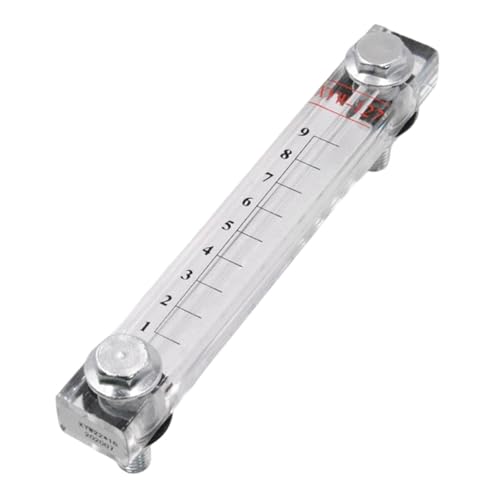 harayaa Jauge de Niveau de Liquide Hydraulique, Indicateur de Niveau D'huile pour Réservoir D'huile, Affichage Intuitif, Débitmètre, Outils de Mesure, Xyw...