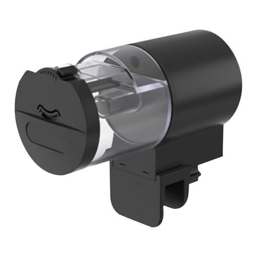 Dependable Feeding Solution: Operated by batteries this automatic fish feeder provides dependable use over prolonged periods eliminating frequent checkups and providing uninterrupted fish feeding schedules effortlessly