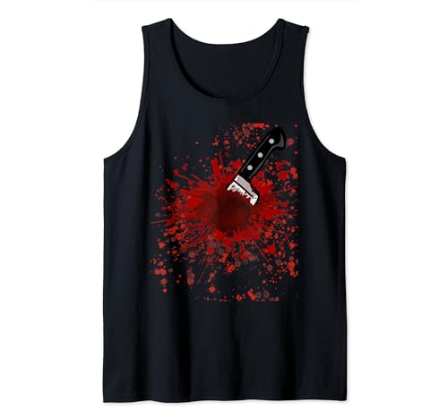 Bloody Knife - Disfraz de Halloween para hombres, mujeres y niños Camiseta sin Mangas