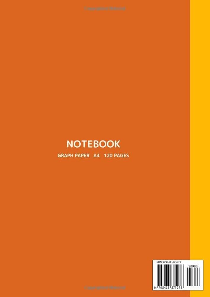 Amazon | NOTEBOOL: ノート A4 方眼 120ページ 表紙カラー