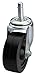 Swivel Stem Caster, Rubber, 5 in., 200 lb.