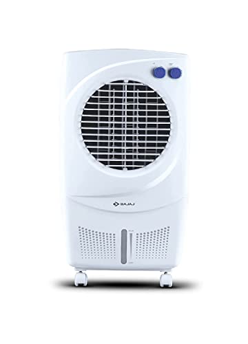 Bajaj 2023 model PMH 36 Torque 36L Personal Air Cooler with DuraMarine Pump (2-Yr Warranty) & Honeycomb Pads, Turbo Fan Technology, Powerful Air Throw and 3-Speed Control, White