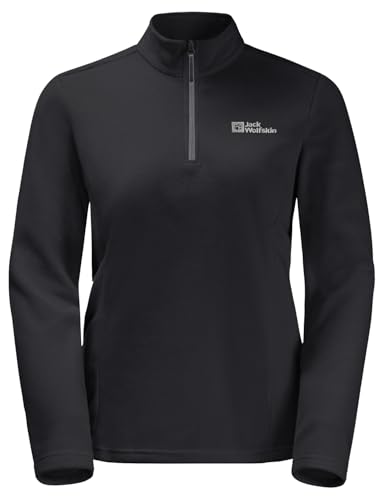 Jack Wolfskin Damen Taunus Hz W Fleecepullover, Schwarz, M EU