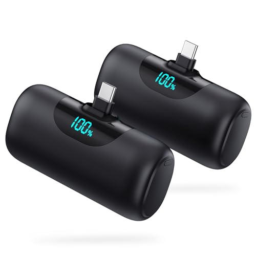 Cargador portátil 5500mAh USB-C 2 unidades