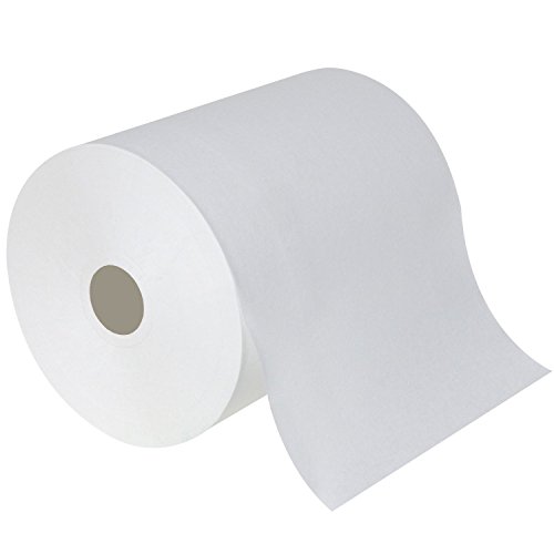 A World Of Deals 06498-1 Universal High Capacity Towel 10" 800 (1 Roll), WHITE